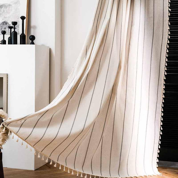 Black Lines Bedroom Curtains - MagicClothLife | Home Shop