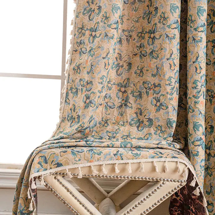 Boho Floral Curtains