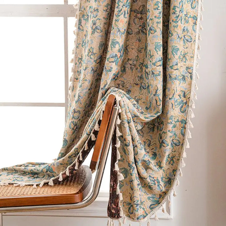 Boho Floral Curtains