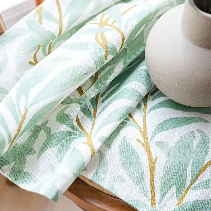 Farmhouse Flower Green Plant Curtains - MagicClothLife