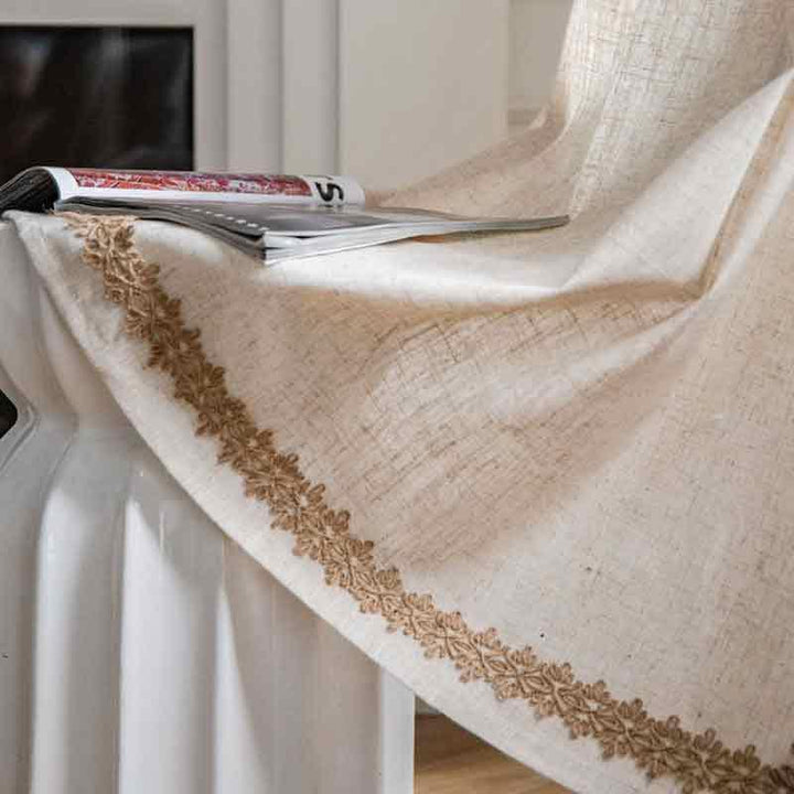 Rustic Linen Cotton Curtains - MagicClothLife | Home Shop