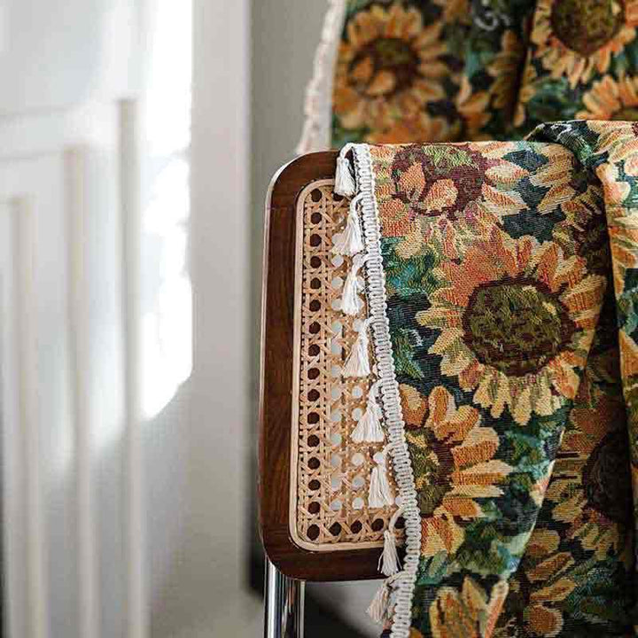 Vintage Sunflower Bedroom Curtains - MagicClothLife | Home Shop