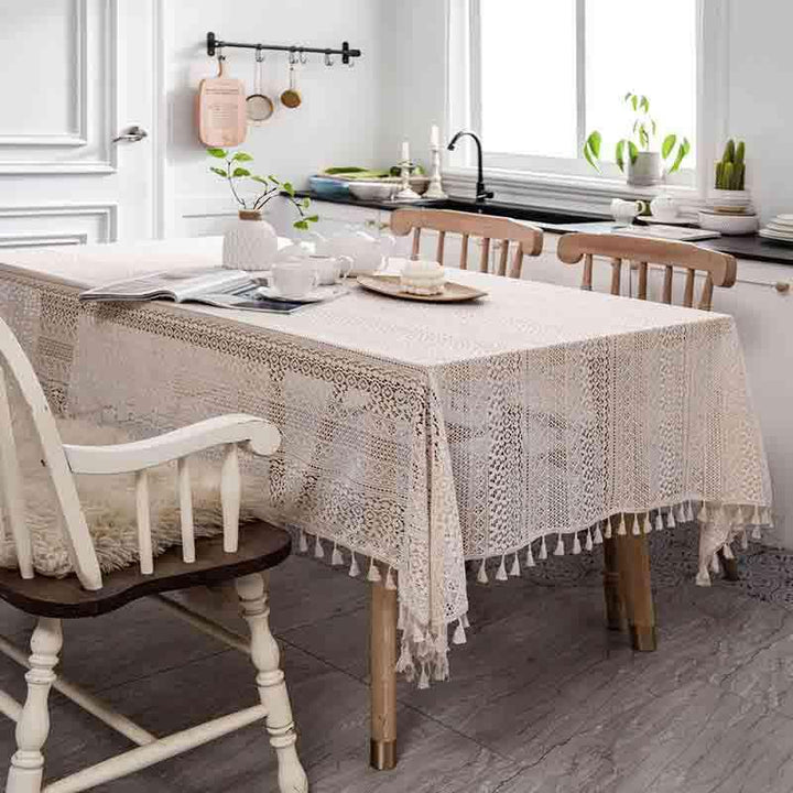 Crochet Boho Rustic Table Linen - MagicClothLife | Home Shop