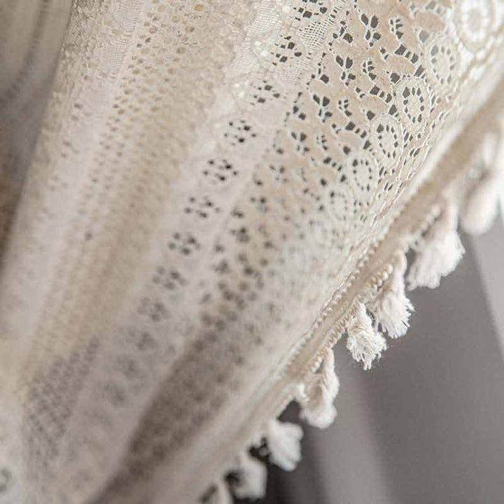 Bohemian Vintage Crochet Curtain - magicclothlife
