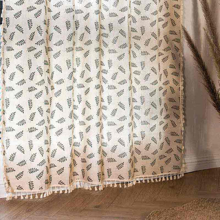 Retro Flower Curtains Living Room Curtain - magicclothlife